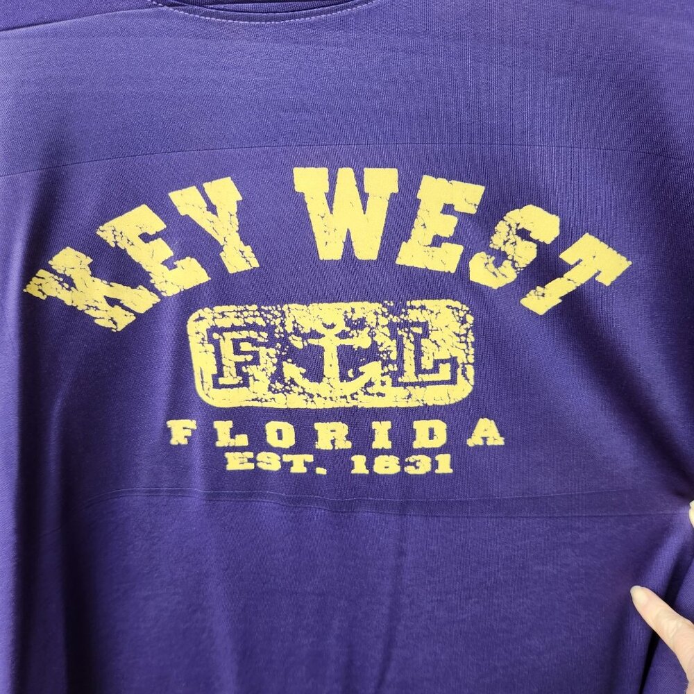 Short Sleeve Key West Logo Shirt Men's Size 2XL New with Imperfections